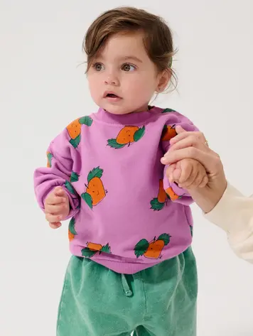 Bobo Choses Tangerine all over sweatshirt