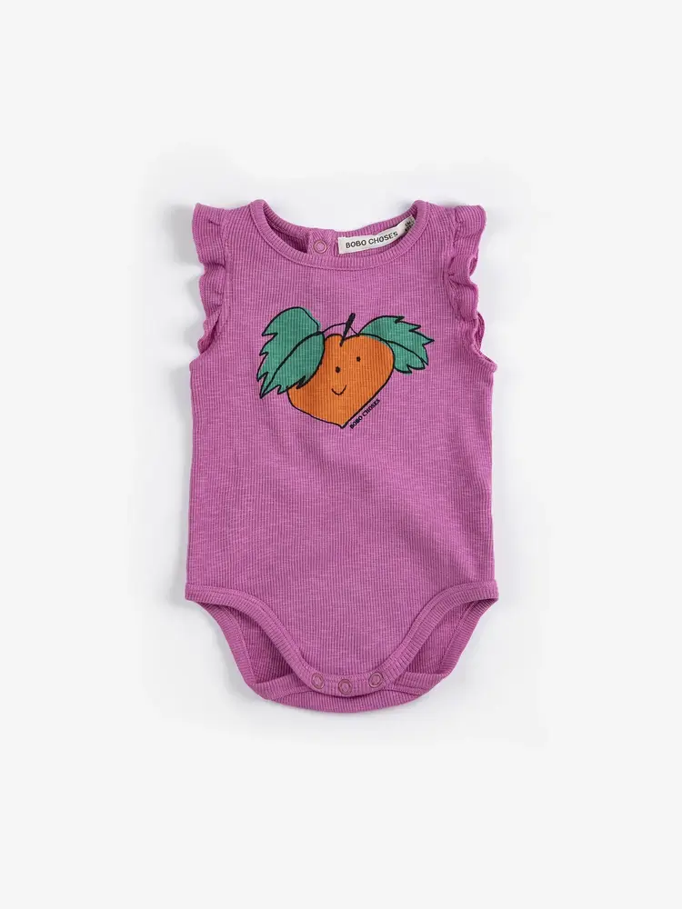 Bobo Choses Tangerine ruffled body