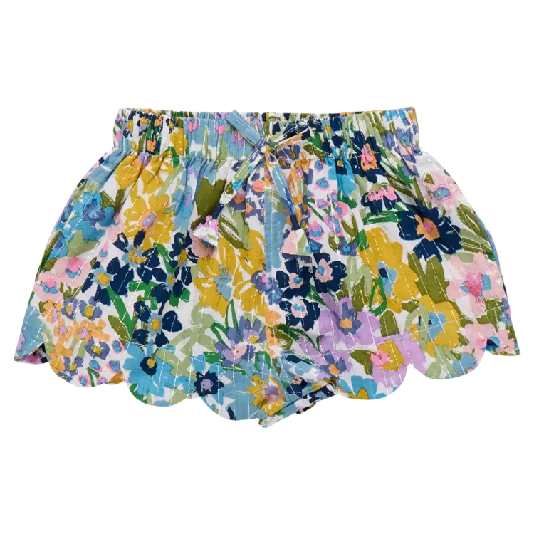 Pink Chicken Girls Scallop Shorts