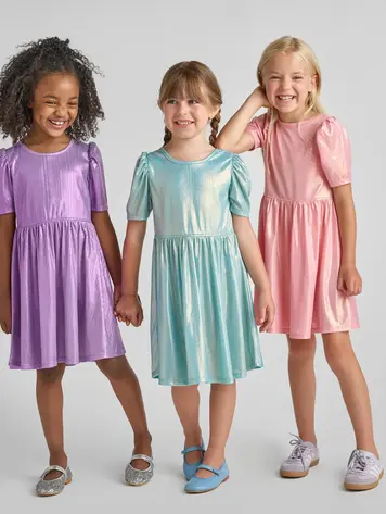 Pink Chicken Girls Lame Laurie Dress