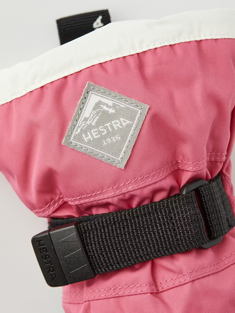 Hestra Gauntlet CZone Jr. Glove-Fuchsia & ivory