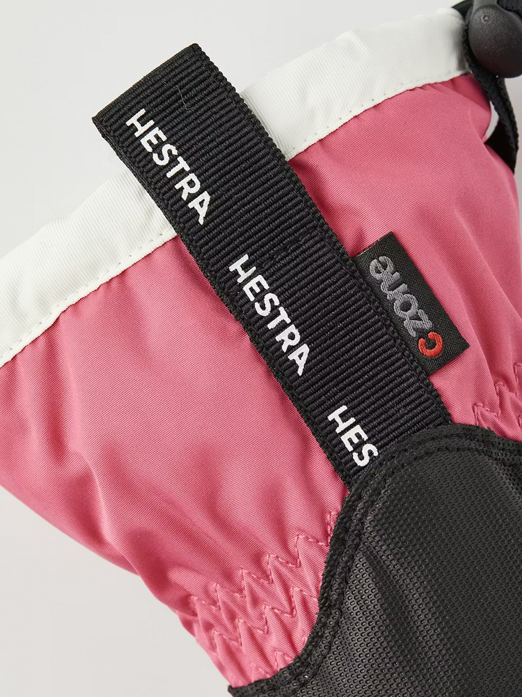 Hestra Gauntlet CZone Jr. Glove-Fuchsia & ivory