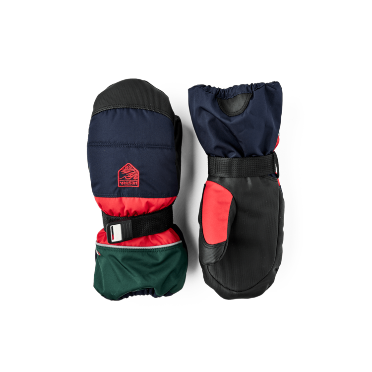 Hestra Kids' CZone - mitt- Dark navy & light red
