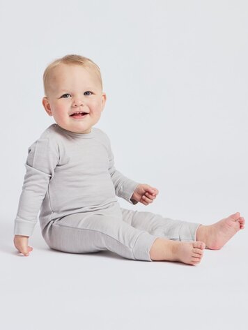 Isbjörn of Sweden HUSKY Baselayer Jumpsuit Baby- Grey