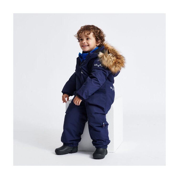 Isbjörn of Sweden Isbjorn Padded Jumpsuit W/Fur - NAVY