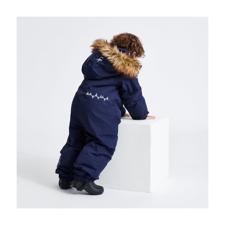 Isbjörn of Sweden Isbjorn Padded Jumpsuit W/Fur - NAVY