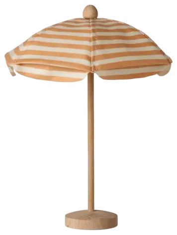 Maileg Beach Umbrella, Mouse - SOFT CORAL