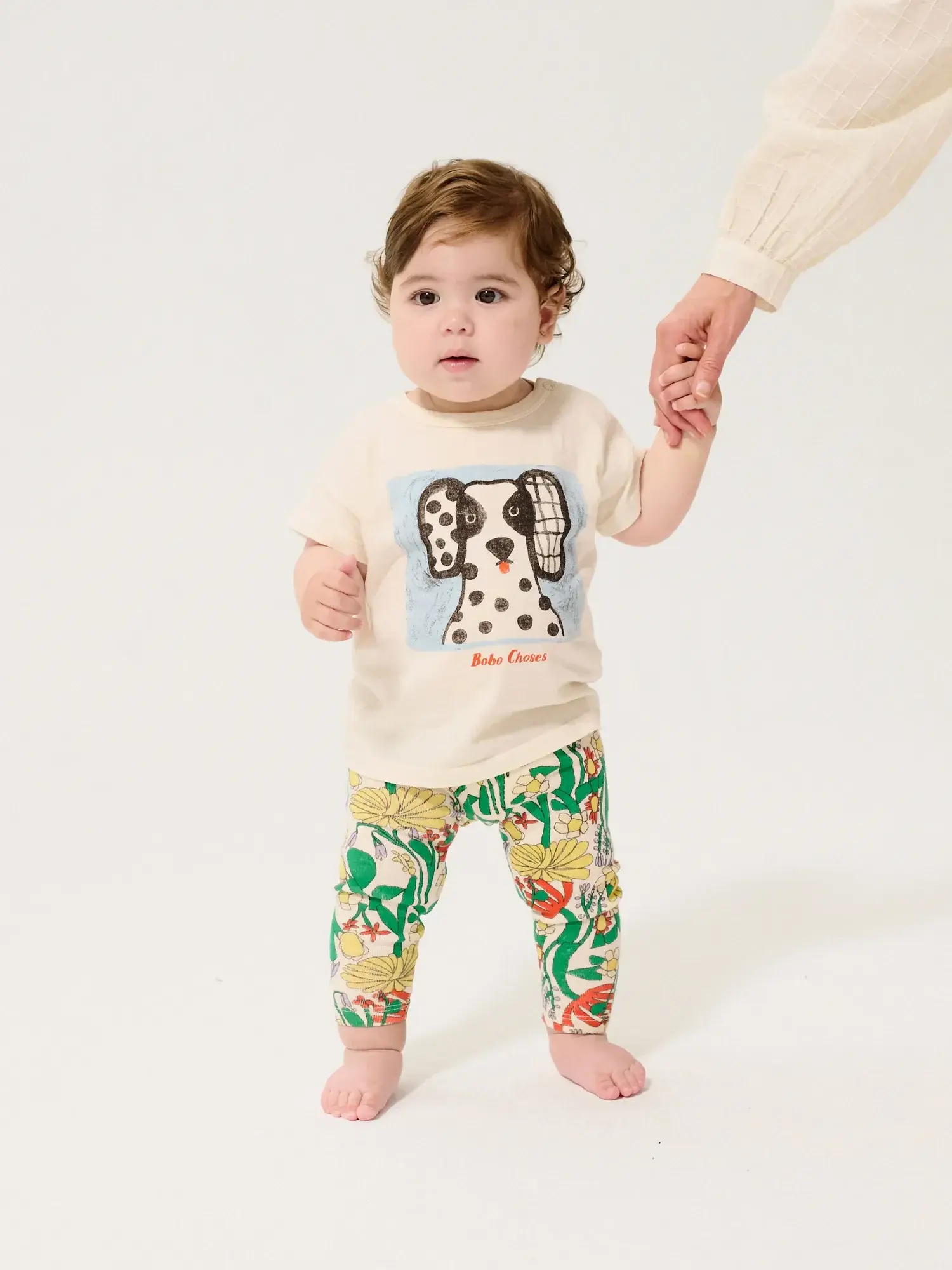 Bobo Choses Baby Van Dog T-Shirt - WHITE - Yellow Turtle
