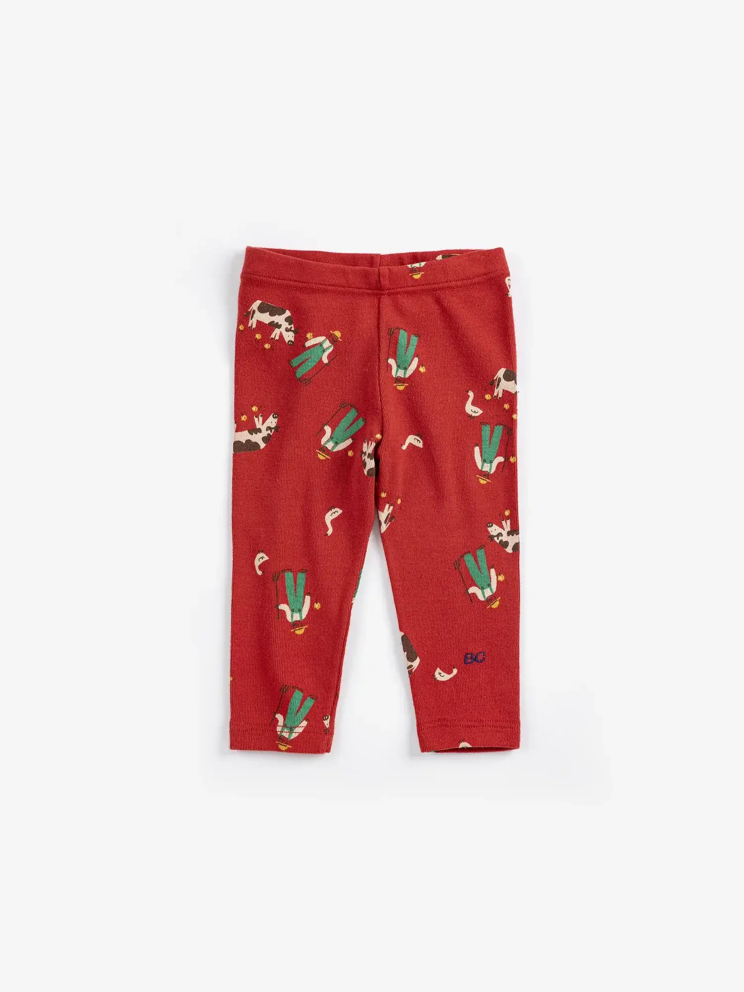 Bobo Choses Farm Adventure all over leggings - Yellow Turtle
