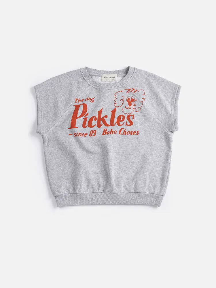 Bobo Choses Pickles The Dog sleeveless sweatshirt