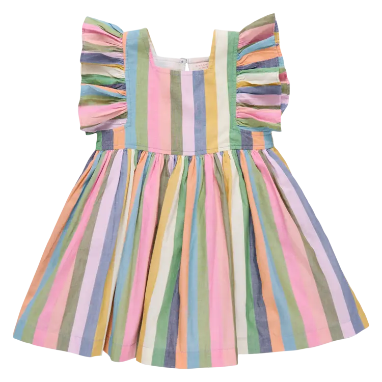Pink Chicken Girls Elsie Dress - Parade Stripe