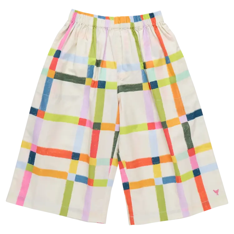 Pink Chicken Girls Wylie Pant- Multi Tattersall