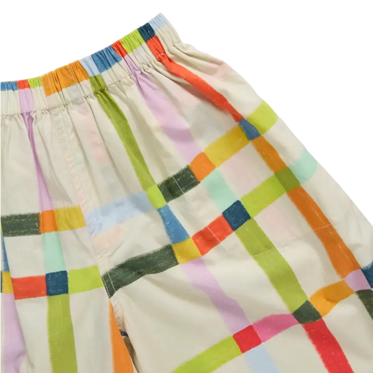 Pink Chicken Girls Wylie Pant- Multi Tattersall