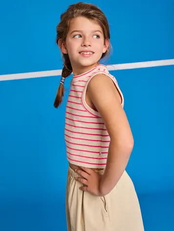 AO76 Melli T-Shirt Stripe - PINK