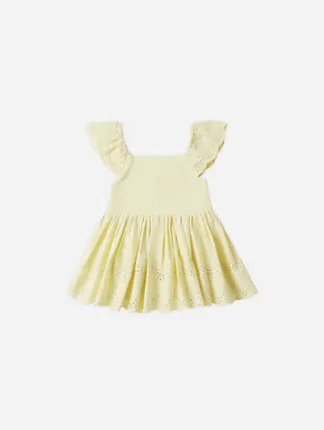Rylee + Cru Remi Romper Citron