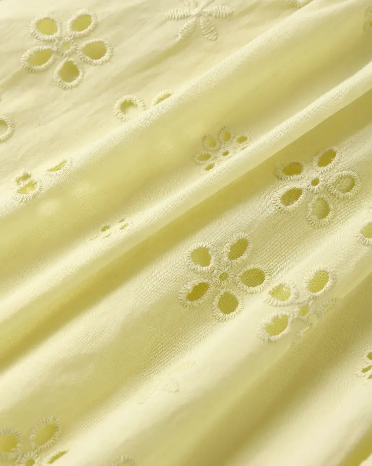 Rylee + Cru Rose Dress Citron