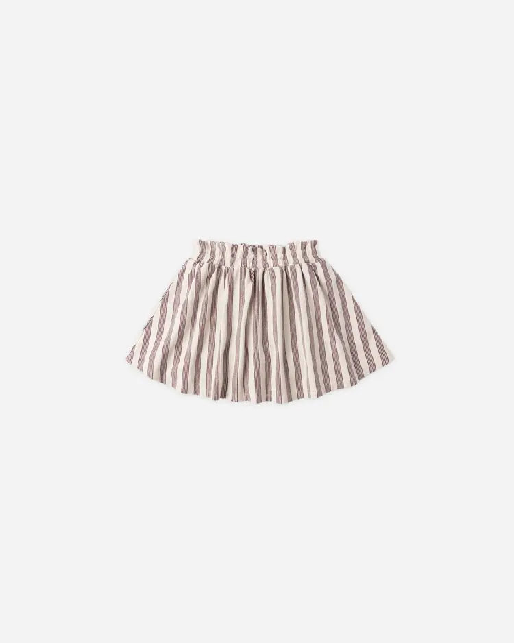 Rylee + Cru Sasha Skort Brown Stripe