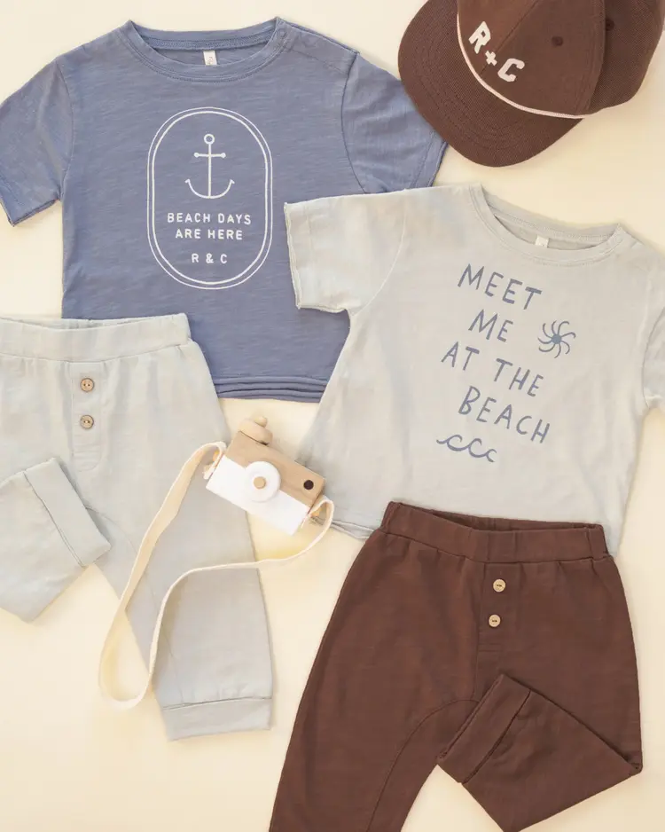 Rylee + Cru Baby Cru Pant Seafoam