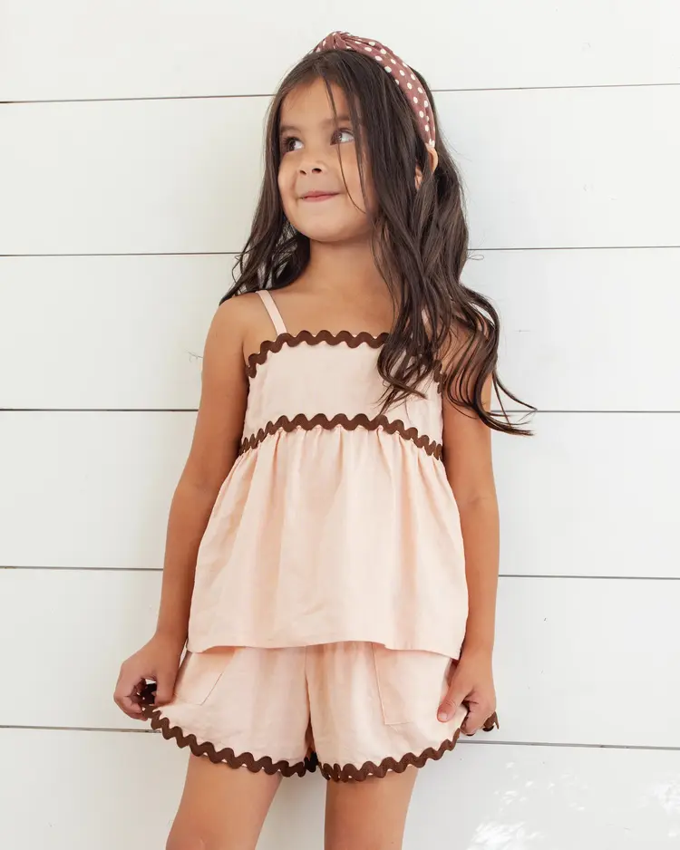 Rylee + Cru Ric Rac Set Blush