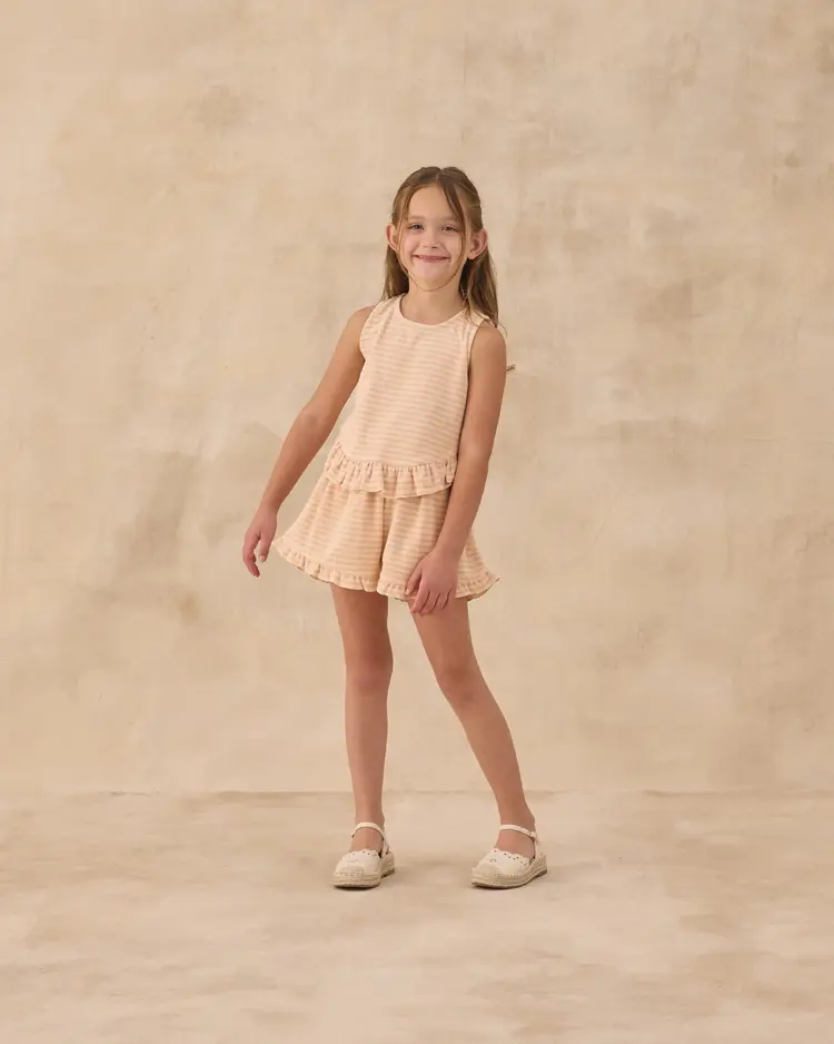 Rylee + Cru Faye Set Pink Stripe