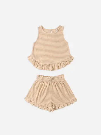 Rylee + Cru Faye Set Pink Stripe