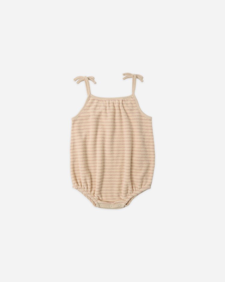 Rylee + Cru Nala Romper Pink Stripe