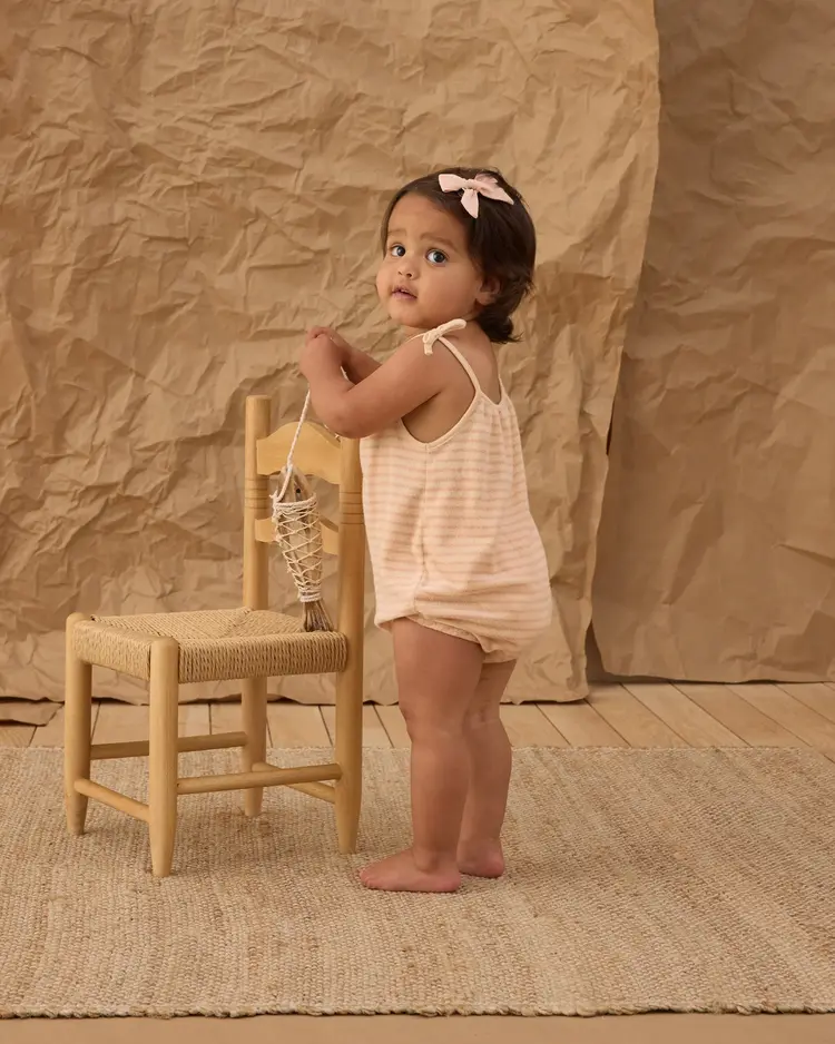 Rylee + Cru Nala Romper Pink Stripe