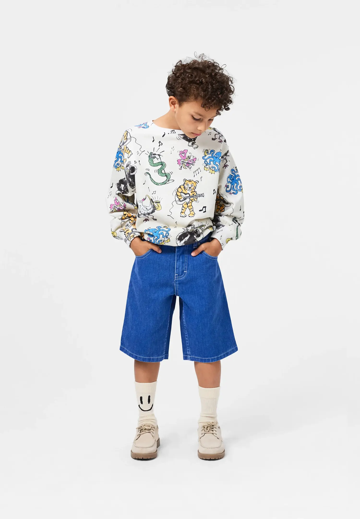 Molo Monti Sweatshirt - PLAY TOGETHER - Yellow Turtle