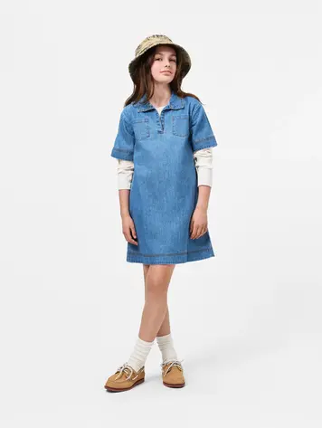 Molo Cheri Dress - Light Chambrey