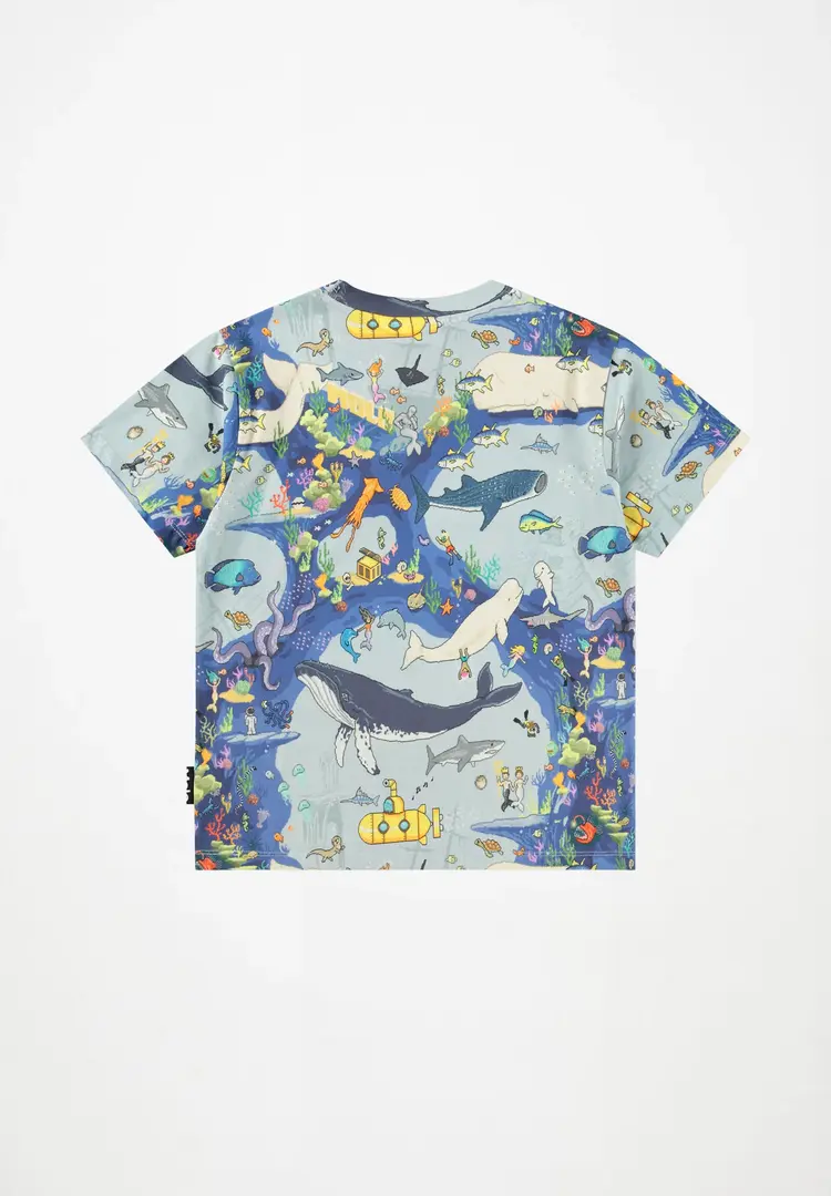 Molo Riley T-Shirt - Pixel Ocean