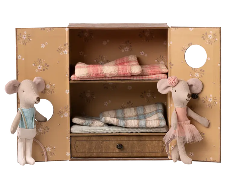 Maileg Ballet Mice in Dance Studio, Little Sis and Bro