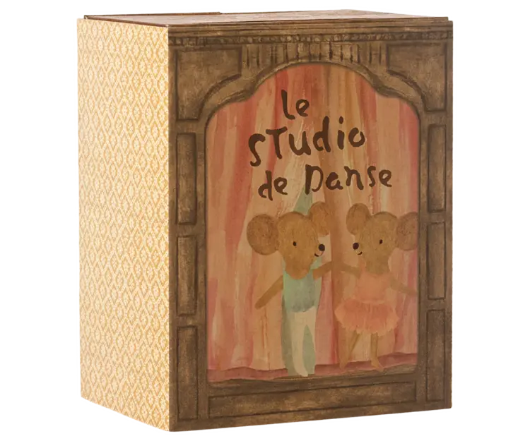 Maileg Ballet Mice in Dance Studio, Little Sis and Bro