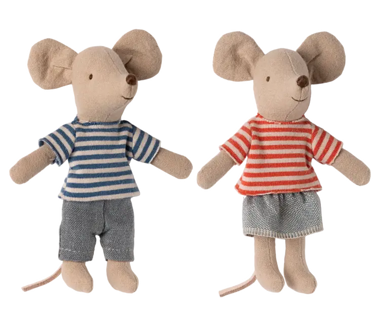 Maileg LouiMax and Stella, Little Brother and Sister Mice