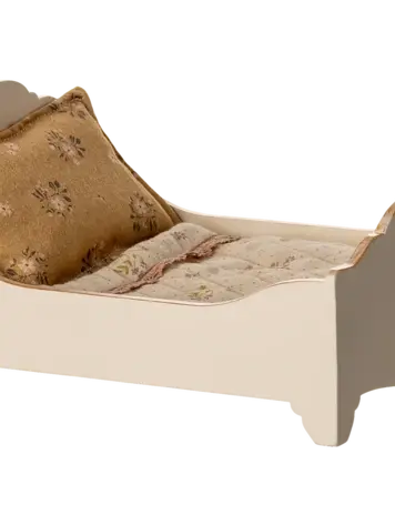 Maileg Maileg Bed, Mouse - OFF WHITE