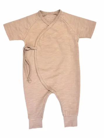 Tane Organics Inc Flamé Kimono Romper - dusk