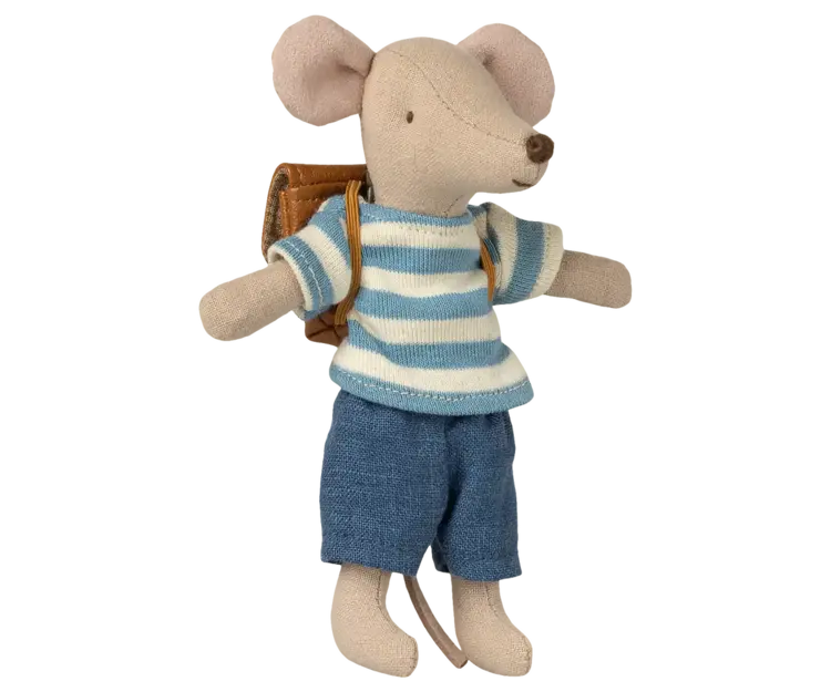 Maileg Maileg Tricycle Mouse, Big Brother - BROWN