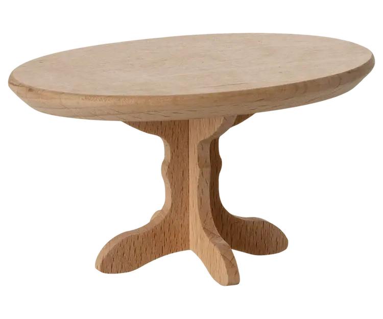 Maileg Oval coffee table, Mouse - Nature