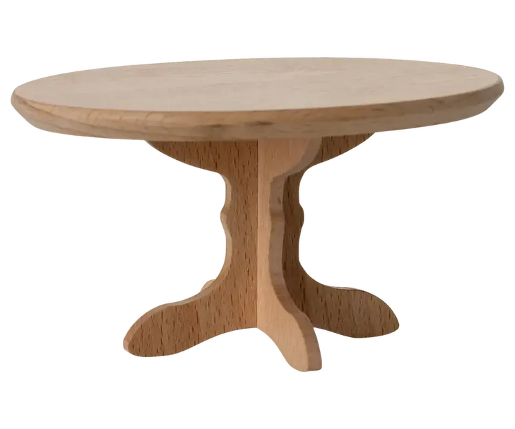 Maileg Oval dining table, Mouse - Nature
