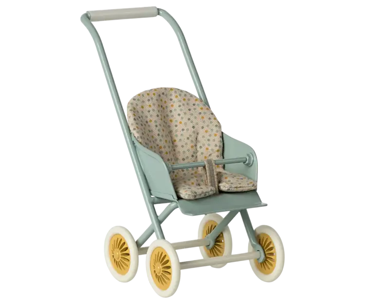 Maileg Maileg Stroller, Micro - Mint