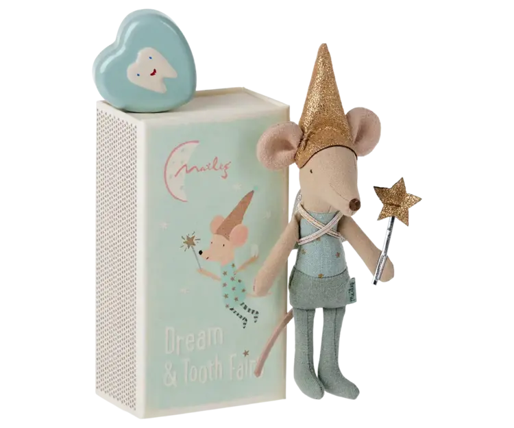 Maileg Tooth Fairy Mouse, Blue