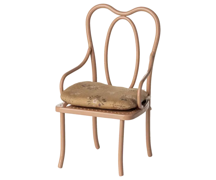 Maileg Vintage chair, Mini - Dark powder