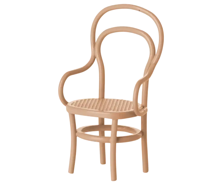 Maileg Vintage chair, Mouse - Dark powder