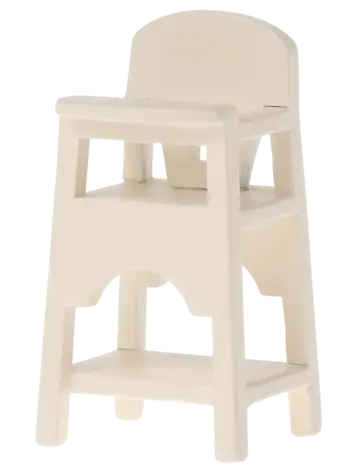 Maileg High Chair, Mouse - OFF WHITE
