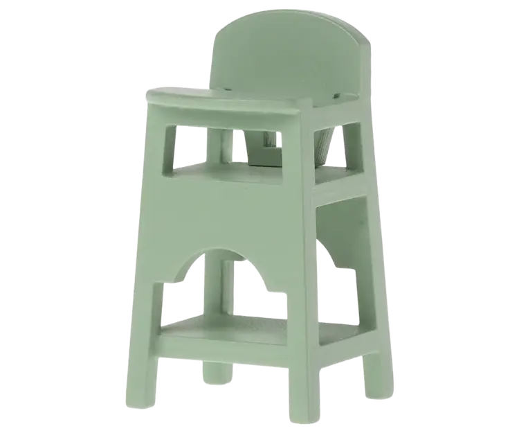 Maileg Maileg High Chair, Mouse - Mint