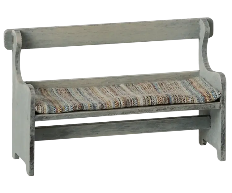 Maileg Bench, Mouse - VINTAGE OFF WHITE