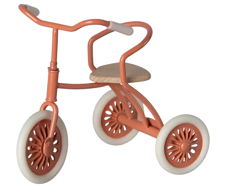 Maileg Maileg Abri à Tricycle, Mouse - Coral