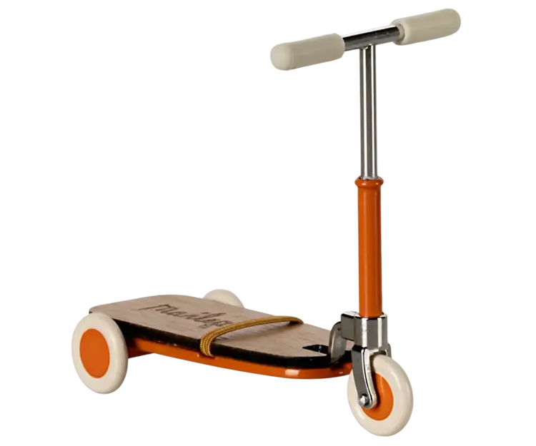Maileg Kick Board, Mouse - ORANGE