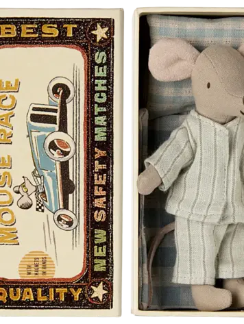 Maileg Big Brother Mouse in Matchbox - MINT