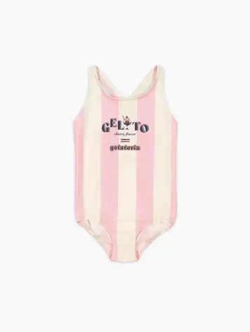 Konges Sløjd Pomia Swimsuit in Candy Rose Stripe
