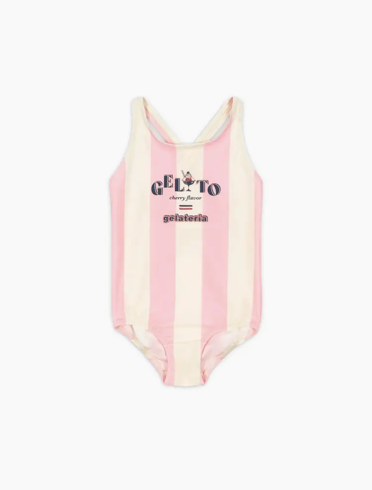 Konges Sløjd Pomia Swimsuit in Candy Rose Stripe